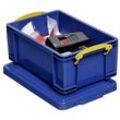 Really Useful Box Aufbewahrungsbox 9,0 l blau 39,5 x 25,5 x 15,5 cm