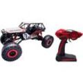 Amewi 22216 Crazy Crawler 1:10 RC Einsteiger Modellauto Elektro Crawler Allradantrieb (4WD) inkl. Akku, Ladegerät und Senderbatterien