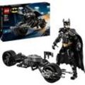 LEGO Super Heroes DC 76273 Batman Baufigur mit dem Batpod Bausatz, Mehrfarbig