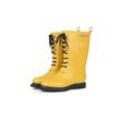 Gummistiefel ILSE JACOBSEN "RUB15", Damen, Gr. 36, gelb (cyber gelb), Obermaterial: 80% Naturkautschuk, 20% andere Inhaltsstoffe; Futter: 60% Viskose, 40% Baumwolle; Innensohle: Gummi; Laufsohle: Naturkautschuk, casual, Schuhe, Vegan / Nachhaltig