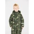 Schneeoverall ZIGZAG "Tower", Kinder, Gr. 104, EURO-Größen, grün (olivgrün), 100% Polyester, casual, lang, Langarm, Overalls, mit wasser- und winddichter TPU-Membran