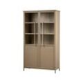 BePureHome Vitrine »Exhibit« aus Metall - Khaki