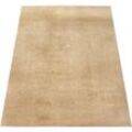 Paco Home - Teppich, Kurzflor-Teppich Für Wohnzimmer, Weich, Super Soft, Waschbar, In Beige 80x300 cm