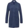 Long-Strickjacke include blau, 44