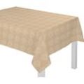 Tischdecke ADAM "Romantic Puligny Light" Tischdecken Gr. Ø 145cm, rund, beige