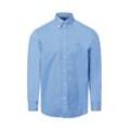 Tommy Hilfiger Hemd Herren Regular Fit Baumwolle gemustert, blau