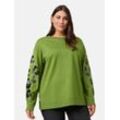 Samoon Sweatshirt Damen Viskose, grün