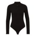 Les Lunes Langarmbody Damen Viskose, schwarz