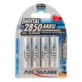 4 ANSMANN Akkus Mignon AA 2.650 mAh