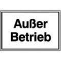 SafetyMarking® Hinweisschild "Außer Betrieb" rechteck 25,0 x 15,0 cm