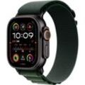 Apple Watch Ultra 2 (2024) GPS + Cellular 49 mm Titangehäuse Alpine Loop Dunkelgrün L