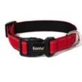 Lionto verstellbares Hundehalsband rot S