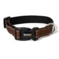 Lionto verstellbares Hundehalsband braun M