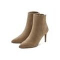 LASCANA High-Heel-Stiefelette beige Gr. 38 für Damen