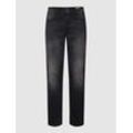 Slim Fit Jeans mit Label-Patch Modell 'Jet'