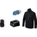 Bosch Professional 06188000FY Beheizbare Jacke GHJ 12 + 18 V XA Kleider-Größe: M Schwarz