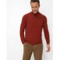 Brax Herren Strickpullover Style STEFFEN, Rot, Gr. L