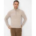 Brax Herren Strickpullover Style STEFFEN, beige, Gr. L