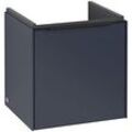 Villeroy und Boch Subway 3.0 Waschtisch-Unterschrank C58201VQ 42,3x42,9x37,75cm, Schanier rechts/Griff Volcano black, marine blue