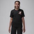 Jordan Jumpman T-Shirt mit Blumendesign (ältere Kinder) - Schwarz