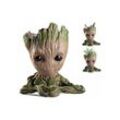 Treeman Baby Groot Blumentopf Sukkulenten Übertopf Süße Grüne Pflanzen Guardians of the Galaxy Blumentopf - Neu (Grün)