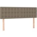 Vidaxl - Kopfteile 2 Stk. Taupe 72x5x78/88 cm Stoff