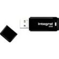 Integral USB 2.0-USB-Stick, 32 GB Schwarz