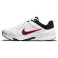 Sneaker NIKE "DEFY ALL DAY", Gr. 44,5, rot (weiß, schwarz, university, rot), Synthetik, Leder, sportlich, Schuhe