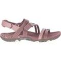 Sandale MERRELL "SANDSPUR ROSE CONVERT" Gr. 41, rosa, Leder, Schuhe, mit Klettverschluss