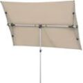 Sonnenschirm SCHNEIDER SCHIRME "Novara, TOPSELLER", beige (natur), Obermaterial: 100% Polyester, Standschirme, mit Schutzhülle, ohne Schirmständer, UV-Schutz von 50+