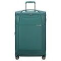 Weichgepäck-Trolley SAMSONITE "D'LITE" Gr. B/H/T: 46cm x 71cm x 29cm, northern blau Koffer Hartschalen-Koffer Reisekoffer TSA-Zahlenschloss im klassischen Design