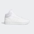 Sneaker ADIDAS SPORTSWEAR "HOOPS 3.0 MID CLASSIC" Gr. 36, weiß (cloud weiß, cloud dash grau) Schuhe