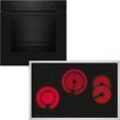 A (A+++ bis D) NEFF Backofen-Set "BX18B" Herdsets schwarz