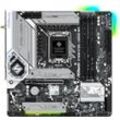 ASROCK Mainboard "B760M Steel Legend WiFi", schwarz (schwarz, weiß), B:24,4cm T:24,4cm, Mainboards