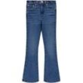 Bootcut-Jeans LEVI'S KIDS "LVG 726 HIGH RISE FLARE JEAN" Gr. 3 (98), N-Gr, blau (double talk) Mädchen Jeans for GIRLS