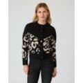 Cardigan mit Leo-Jacquard