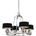 Elstead Gotham - Multi Arm Kronleuchter 4 Light Imperial Silver Finish, G9