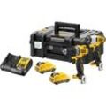 Werkzeuge - 12V Bohr- und Schlagschrauber-Set, 2 x 3,0 Ah XR-Akkus, Ladegerät DCK2110L2T - Dewalt