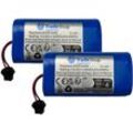 2x Trade-shop Li-Ion 14,4V 3400mAh Ersatzakku kompatibel mit Tesvor X500 X580 X583 X586, ikohs Netbot S14 S15 / Saugroboter Zubehör