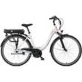 E-Bike TELEFUNKEN "Multitalent RC890" Gr. 49, weiß, E-Bikes, 49cm, 28 Zoll (71,12cm), Pedelec, Elektrofahrrad für Damen u. Herren