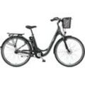 E-Bike TELEFUNKEN "Multitalent RC840" Gr. 48, grau (anthrazit), E-Bikes, 48cm, 28 Zoll (71,12cm), Pedelec, Elektrofahrrad für Damen u. Herren