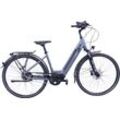 E-Bike HAWK BIKES "eCity Wave Integrated Lady STEPS" Gr. 44, grau, E-Bikes, 44cm, 28 Zoll (71,12cm), Pedelec, Elektrofahrrad für Damen u. Herren