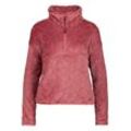 Sweatshirt ALIFE & KICKIN "Damen LilianAK G", Damen, Gr. L, rot (astro dust), 100% Polyester, modisch, weit hüftlang, Sweatshirts, Kuschliger Teddy Pullover mit zwei seitlichen Eingriffstaschen