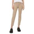 5-Pocket-Hose MARC O'POLO "aus Lyocell-Baumwolle-Mix", Damen, Gr. 25, Länge 30, beige (sand), Obermaterial: 64% Lyocell, 32% Baumwolle, 4% Elasthan, unifarben, casual, slim fit lang, Hosen 5-Pocket-Jeans