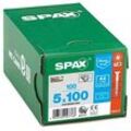 SPAX® Universalschrauben T20 Senkkopf Edelstahl A2 100mm x 5 mm, 100 St.