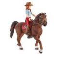 Schleich® Horse Club 42539 bewegliche Hannah & Cayenne Spielfiguren-Set