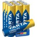 10 VARTA Batterien LONGLIFE Power Micro AAA 1,5 V