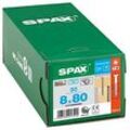 SPAX® Universalschrauben T40 Senkkopf Edelstahl A2 80mm x 8 mm, 50 St.