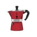 BIALETTI Moka Express 3 Espressokocher rot, 3 Tassen