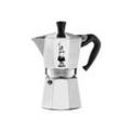 BIALETTI Moka Express 6 Espressokocher silber, 6 Tassen